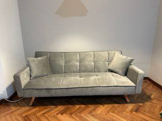 Sofá Cama Gris 105x180cm