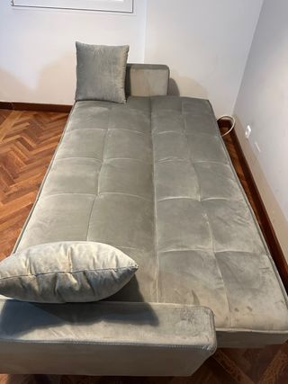 Sofá Cama Gris 105x180cm