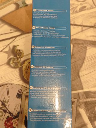 Antena Digital 4K Base Magnética 360º