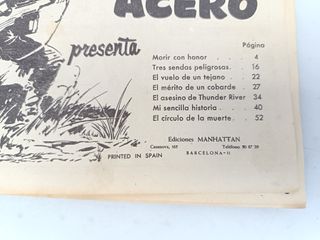 CASCO DE ACERO #15 (EDICIONES MANHATTAN 1962)