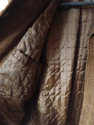 Chaqueta de ante hombre marrón