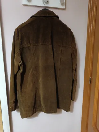 Chaqueta de ante hombre marrón