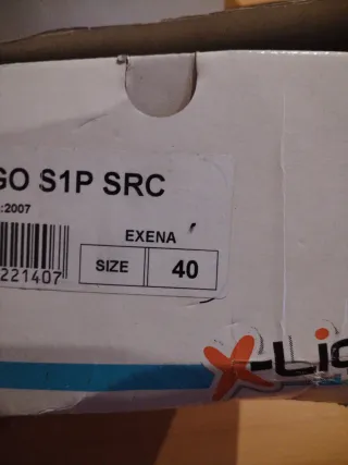 Zapatos seguridad Exena X-Light Marrón/Gris