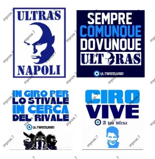 Adesivi Napoli Ultras Calcio