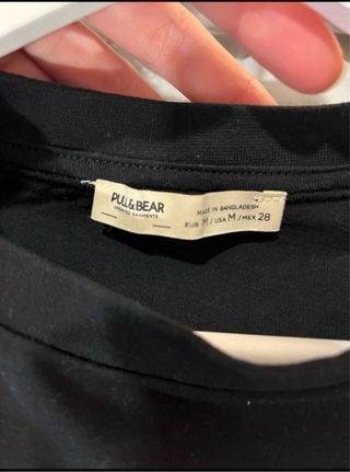 Camiseta Crop Negra Sacramento