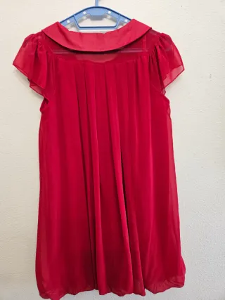 Vestido globo AngelEye London rojo talla M