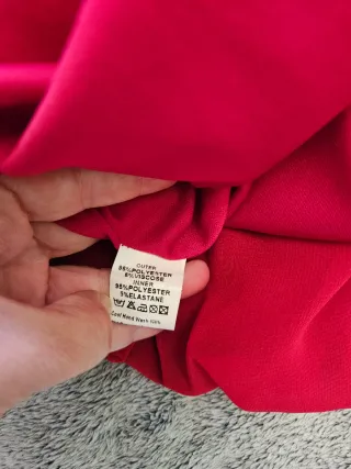 Vestido globo AngelEye London rojo talla M