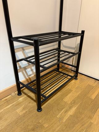 Perchero Zapatero Grande Negro