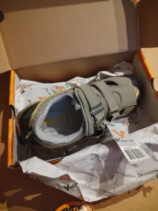 Botas de trabajo Volare beige/gris