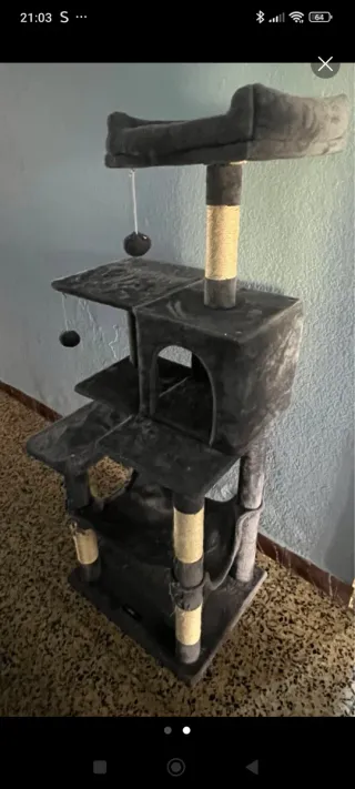 Rascador para gatos con varios niveles,No envío.