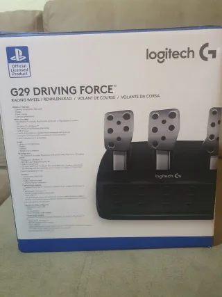 Volante Logitech G29 Driving Force PS5/PS4/PS3