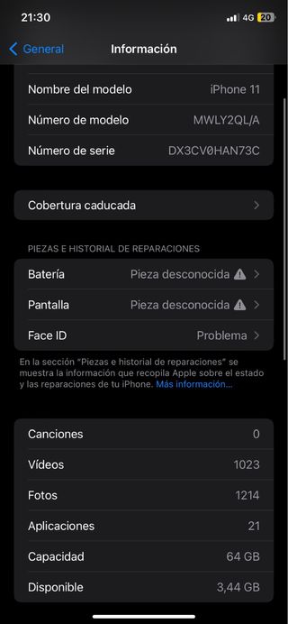 iPhone 11 con funda transparente