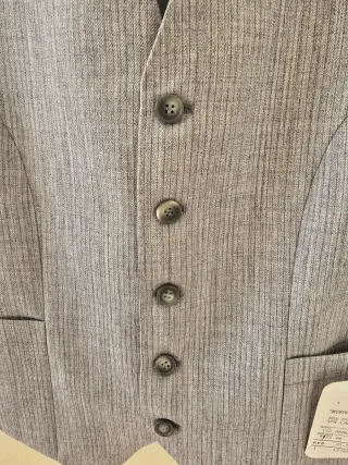 Chaleco Vintage Gris