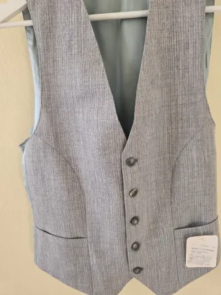 Chaleco Vintage Gris