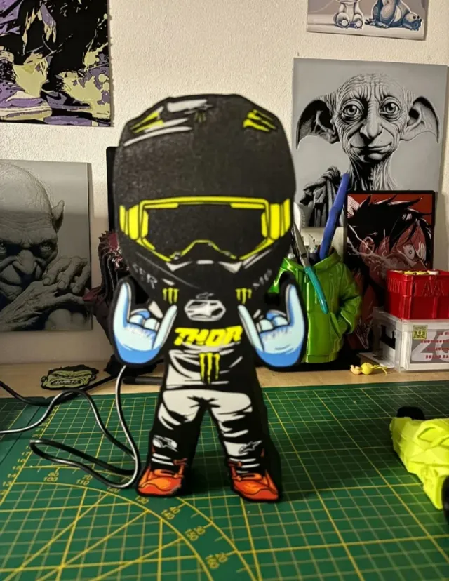 Lampara Motocross LED