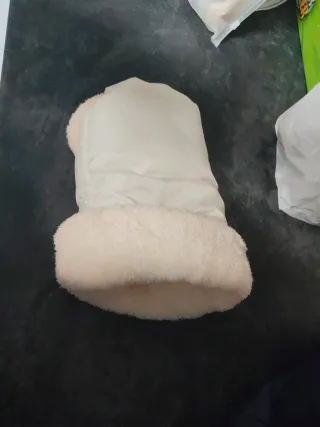 Manoplas para cochecito, forradas