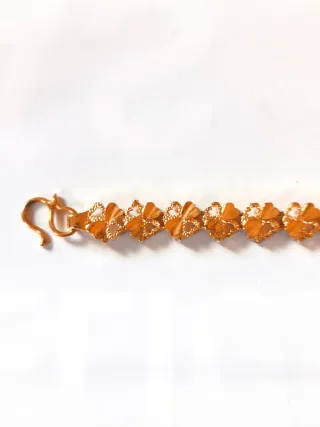 Pulsera chapada en oro