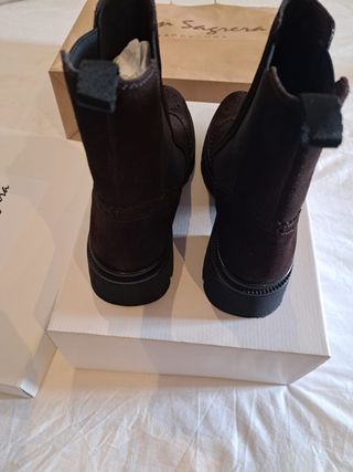 Botines JOAN SAGRERA T37 Marrones