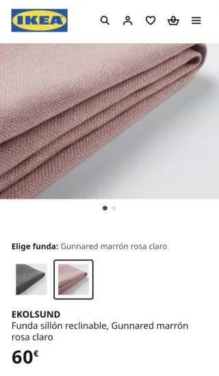 Funda sillón reclinable nueva en caja