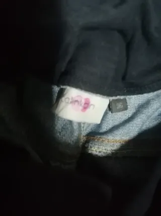 Pantalón vaquero premamá azul