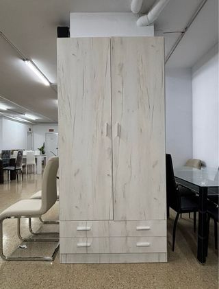 Armario 2 puertas + 2 cajones NUEVO 3 colores