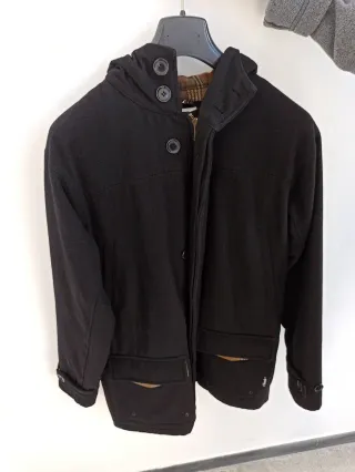 Cappotto invernale uomo Cleptomanicx nero