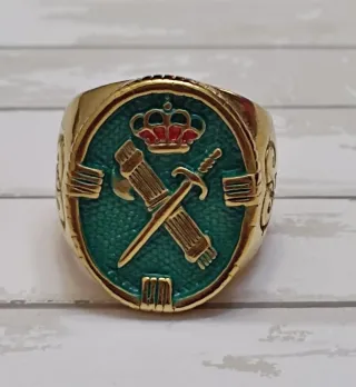 OFERTA ANILLO SELLO G C BAÑO ORO VARIAS TALLAS