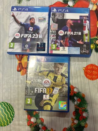 Lote 3 Videojuegos FIFA PS4