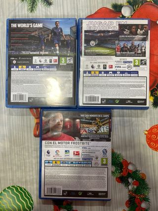 Lote 3 Videojuegos FIFA PS4