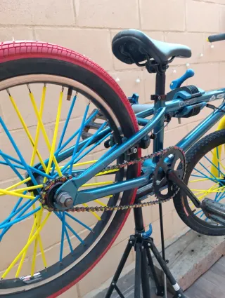 Bmx Scott Quadro Giallo in Buono Stato