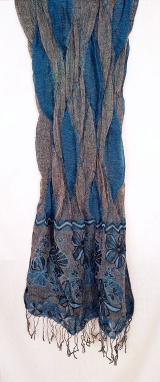 Set 4 sciarpe particolari con frange