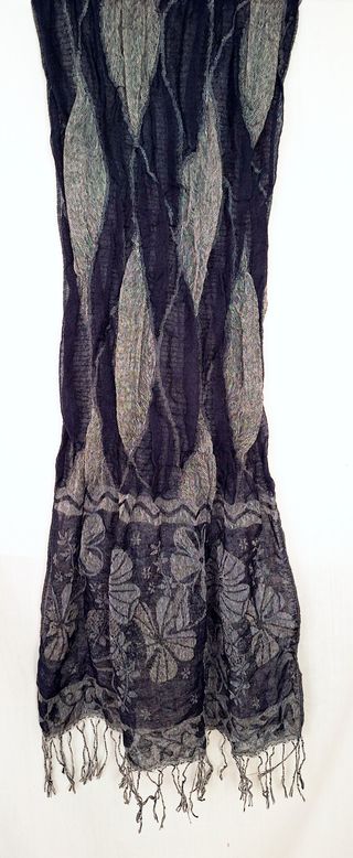 Set 4 sciarpe particolari con frange