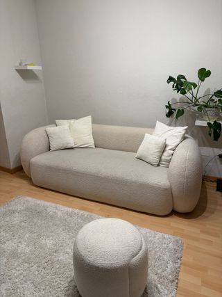 Sofá Kave Home 3 plazas beige