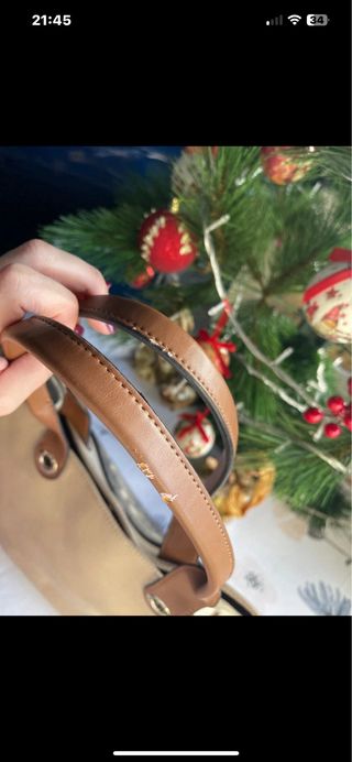 Bolso Tous Beige y Marrón