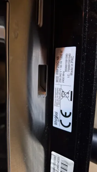 Microondas Whirlpool Negro