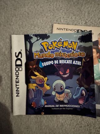 Pokemon Mundo Misterioso Equipo Rescate Azul DS