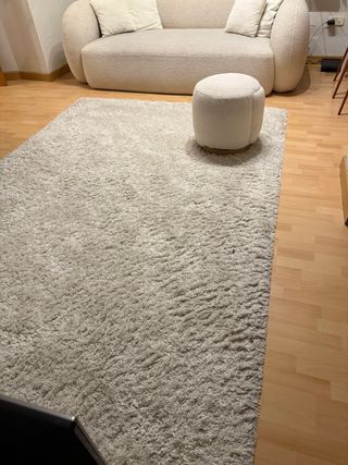 Alfombra beige Ikea poliéster