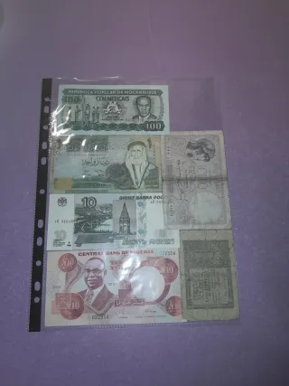 Lote de Billetes Extranjeros