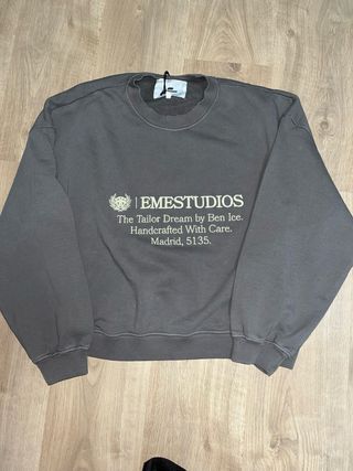 Sudadera Eme Studios gris talla S
