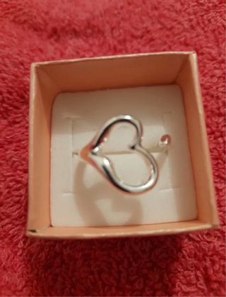 Anillo Corazón Plata