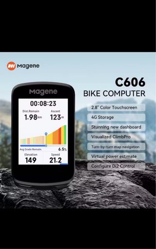 Ciclocomputador GPS Magene C606