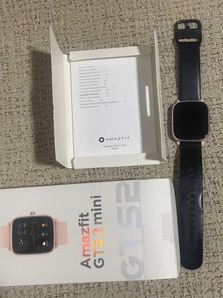 Reloj Amazfit GTS 2 mini Rosa y Negro