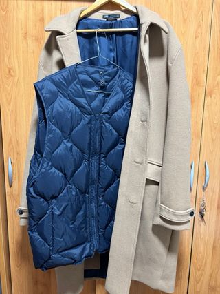 Abrigo Zara Camel Talla L