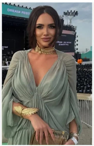 Vestido drapeado ZARA