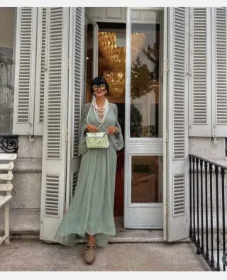 Vestido drapeado ZARA