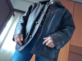 Chaquetón de cuero