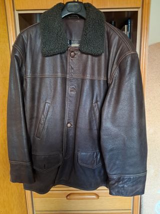 Chaquetón de cuero