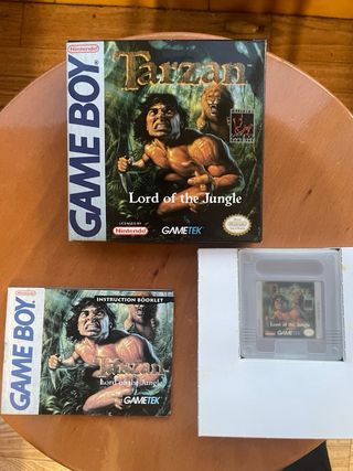 Tarzán Lord of the Jungle Nintendo Game Boy