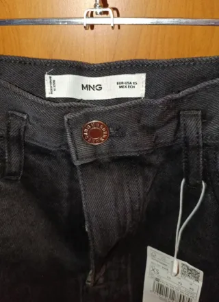 Falda vaquera larga Mango