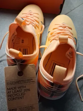 Zapatillas Nike Naranja y Azul